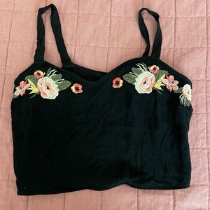 Floral crop top